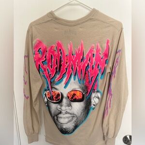 Vintage 90’s Dennis Rodman Long Sleeve Tee Small
